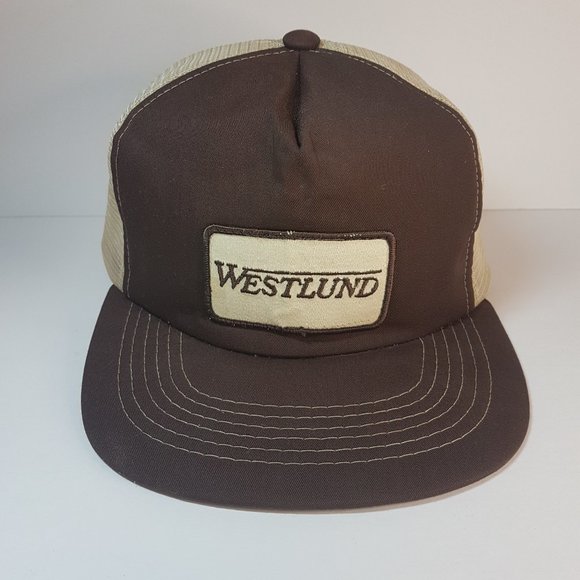 Vintage 70s 80s WESTLUND Hat Snapback Trucker Hat Classic Cap Farmer Baseball - Picture 2 of 15